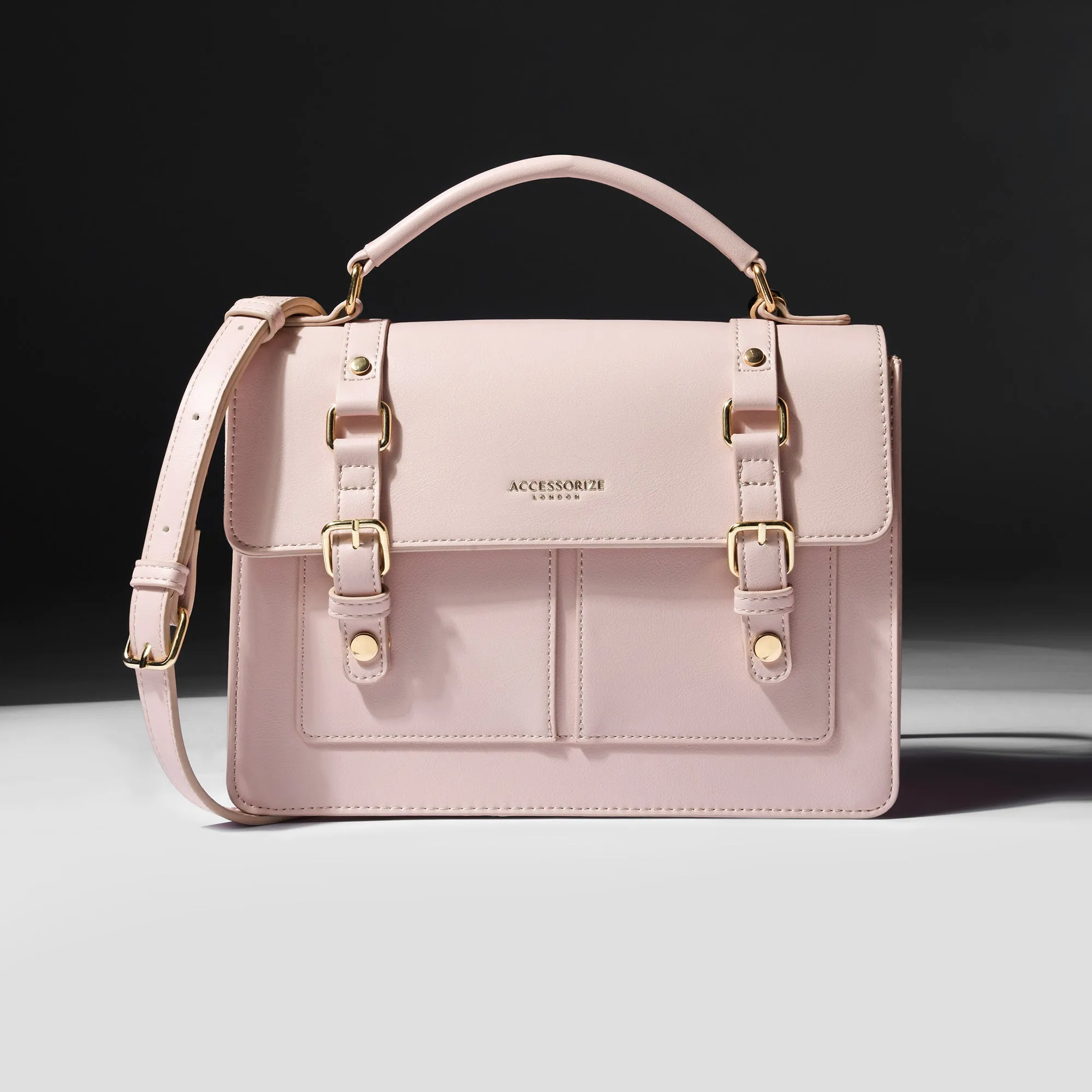 Accessorize London Women's Blush Pink Rookie - Satchel