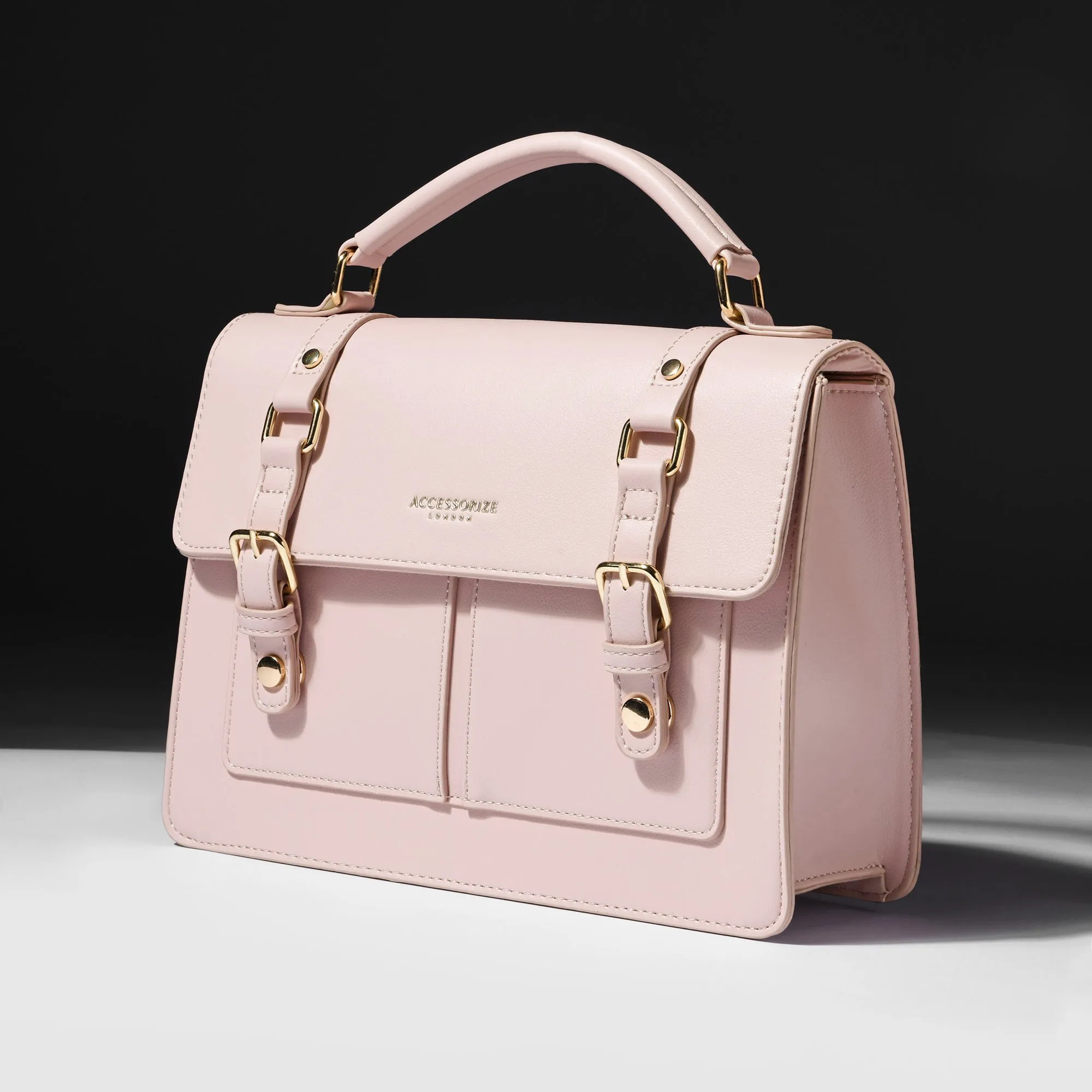 Accessorize London Women's Blush Pink Rookie - Satchel