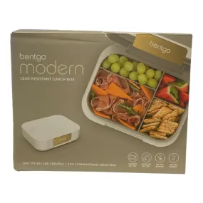 Bentgo Modern Leak-Resistant Versatile 4-Compartment Lunch Box (White)