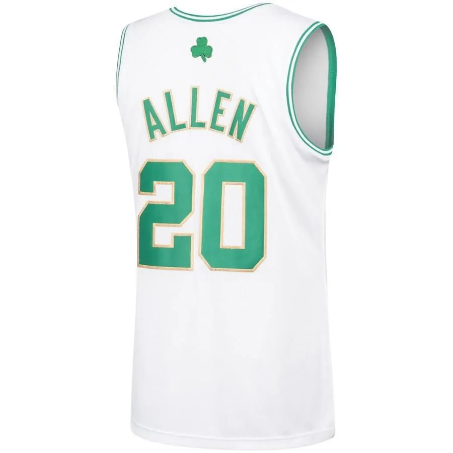 Boston Celtics Ray Allen Mitchell and Ness Authentic 2008-09 Hardwood Classics Jersey Mens - White | Ireland S1127D3