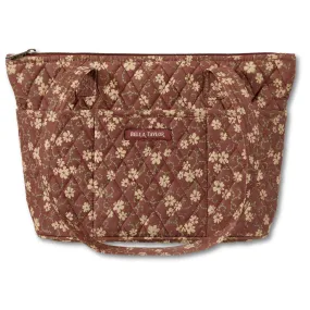 Burgundy Floral Small Tote