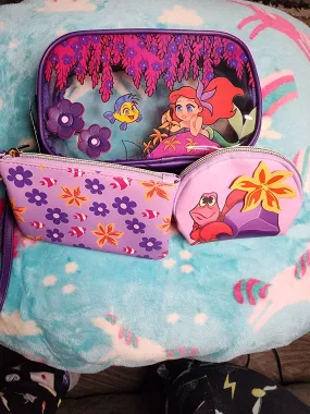Disney Little Mermaid Ariel Cosmetic Bags