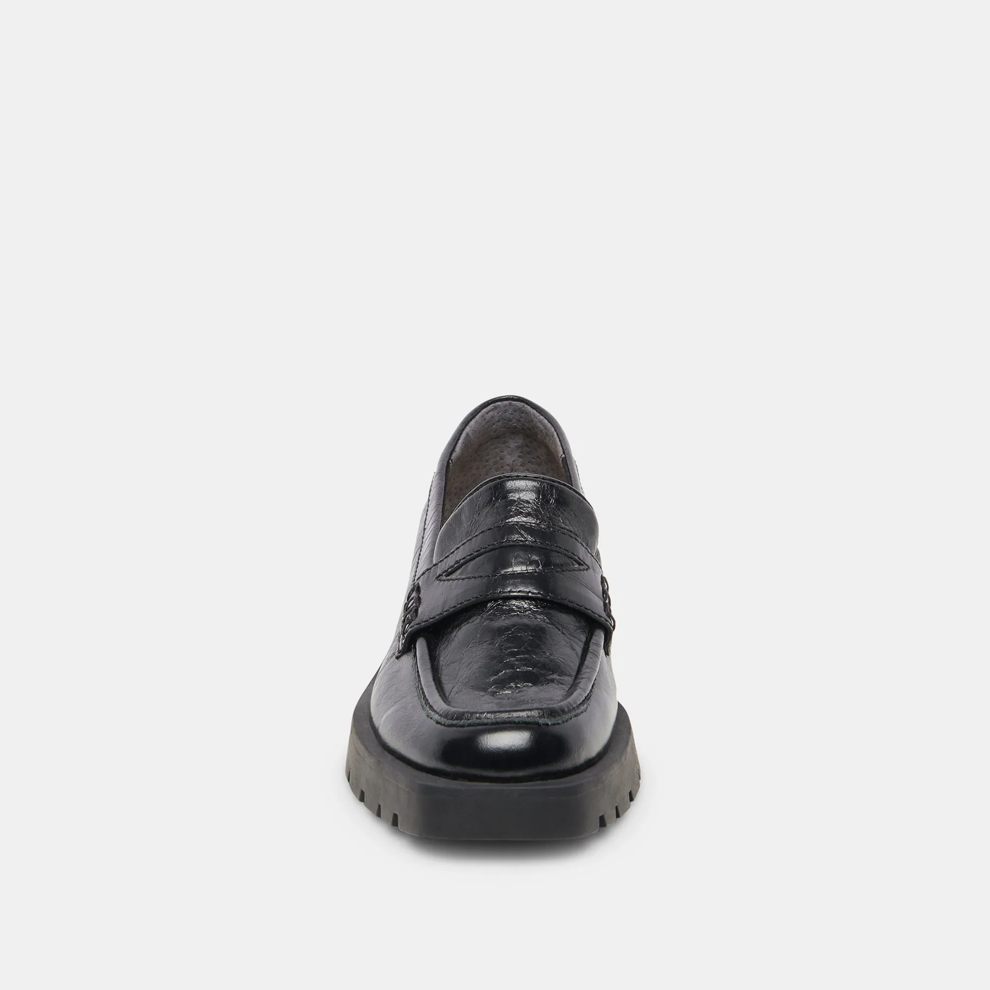 ELIAS FLATS ONYX CRINKLE PATENT