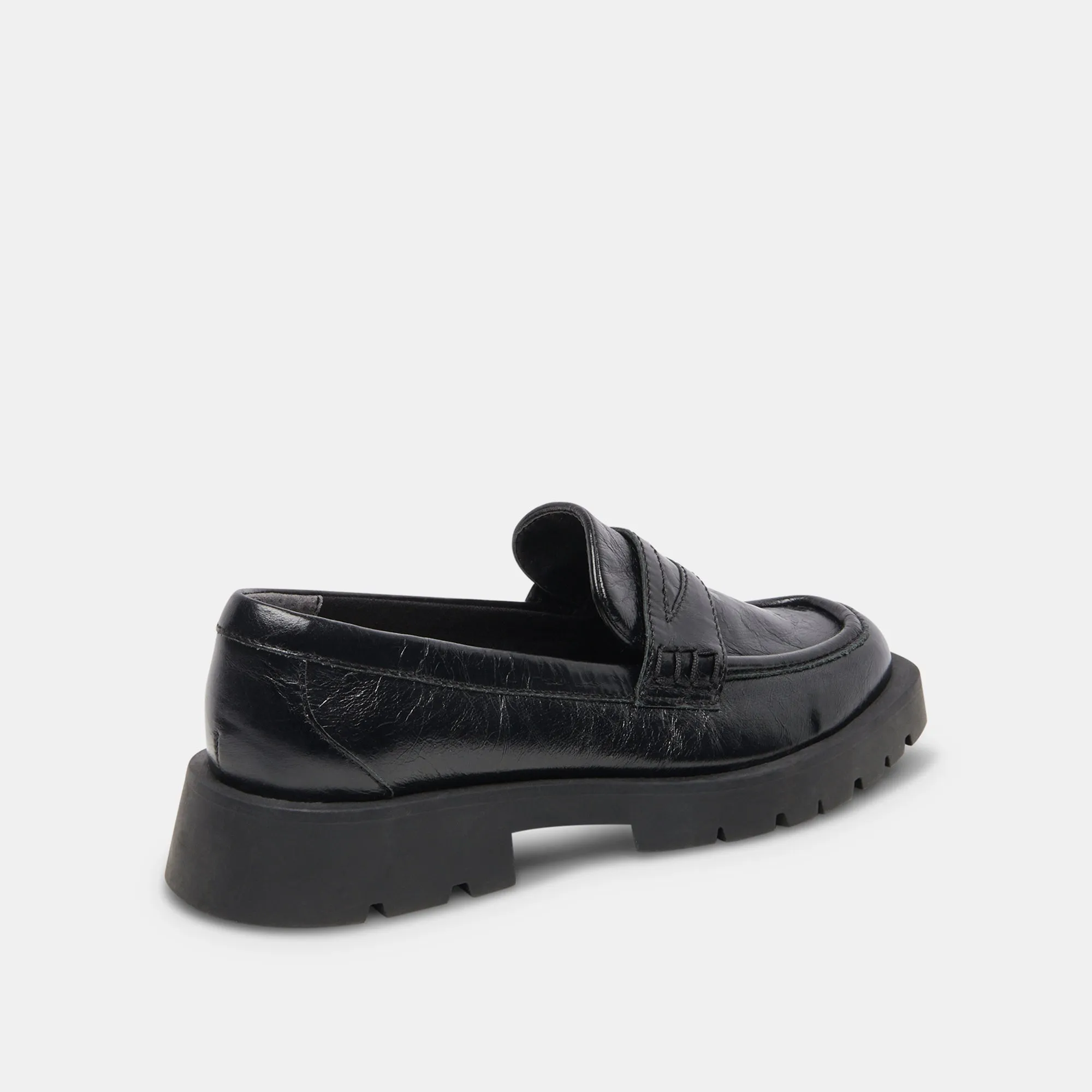ELIAS FLATS ONYX CRINKLE PATENT