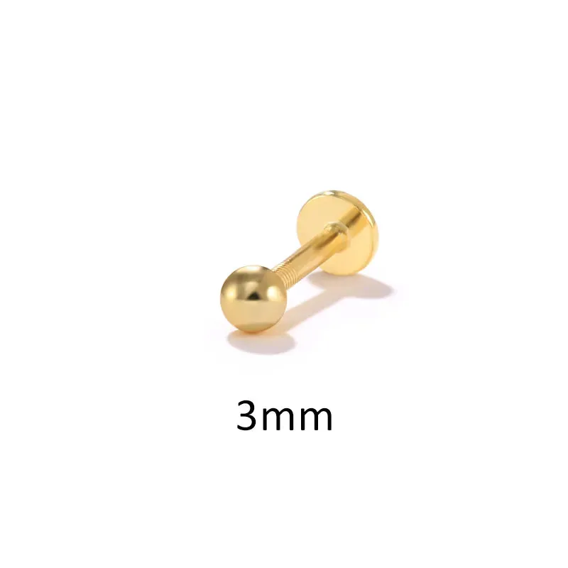 Essential Flat Back Piercing Stud (16G)