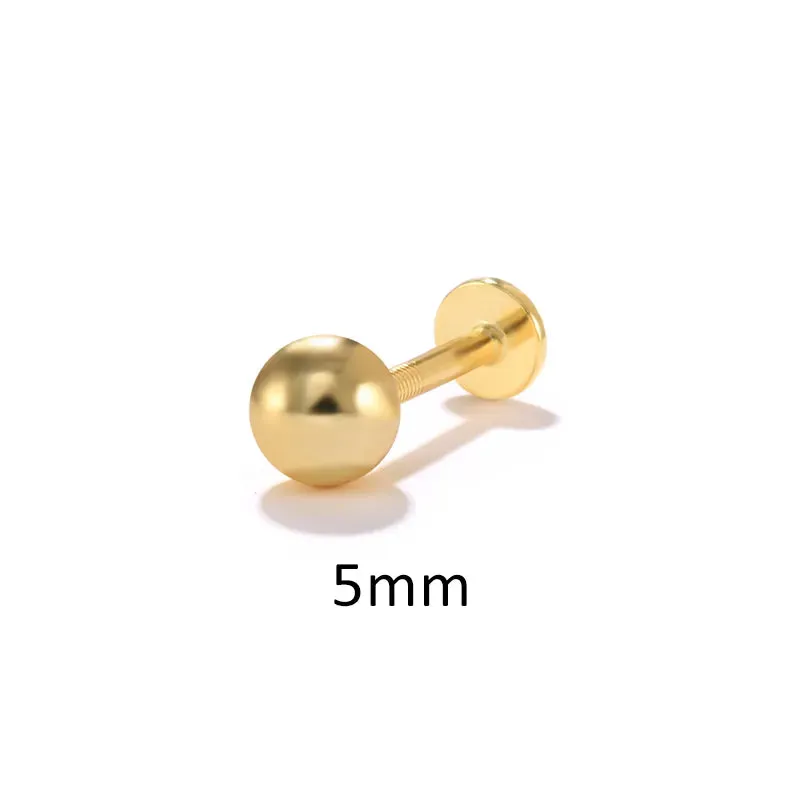 Essential Flat Back Piercing Stud (16G)