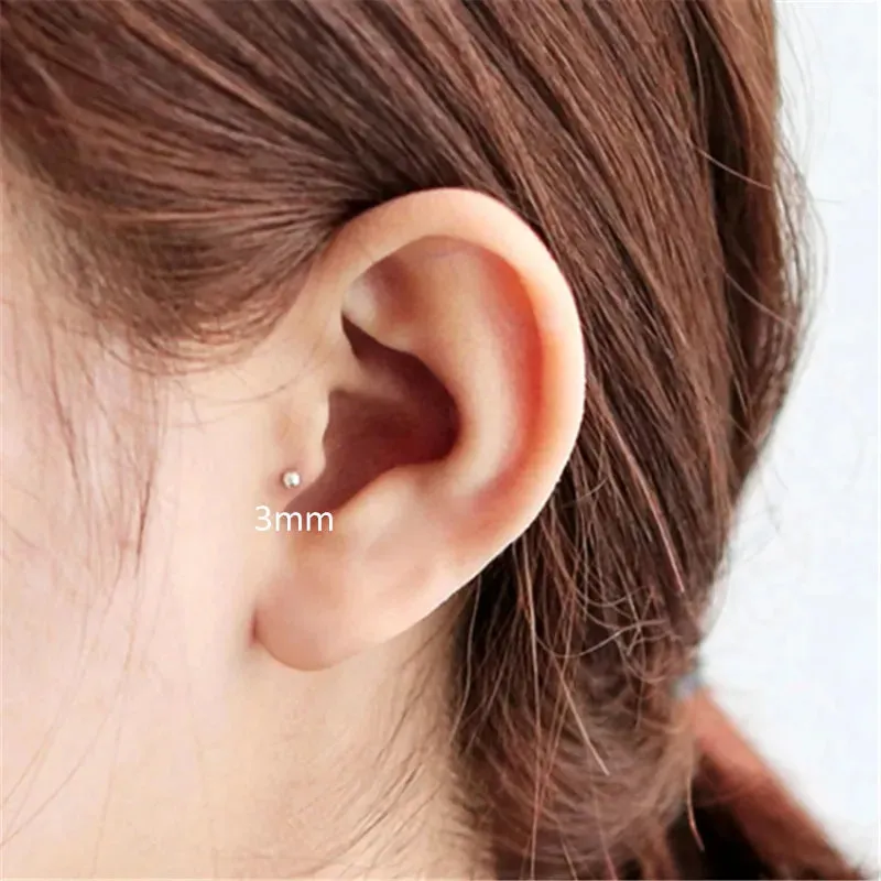 Essential Flat Back Piercing Stud (16G)
