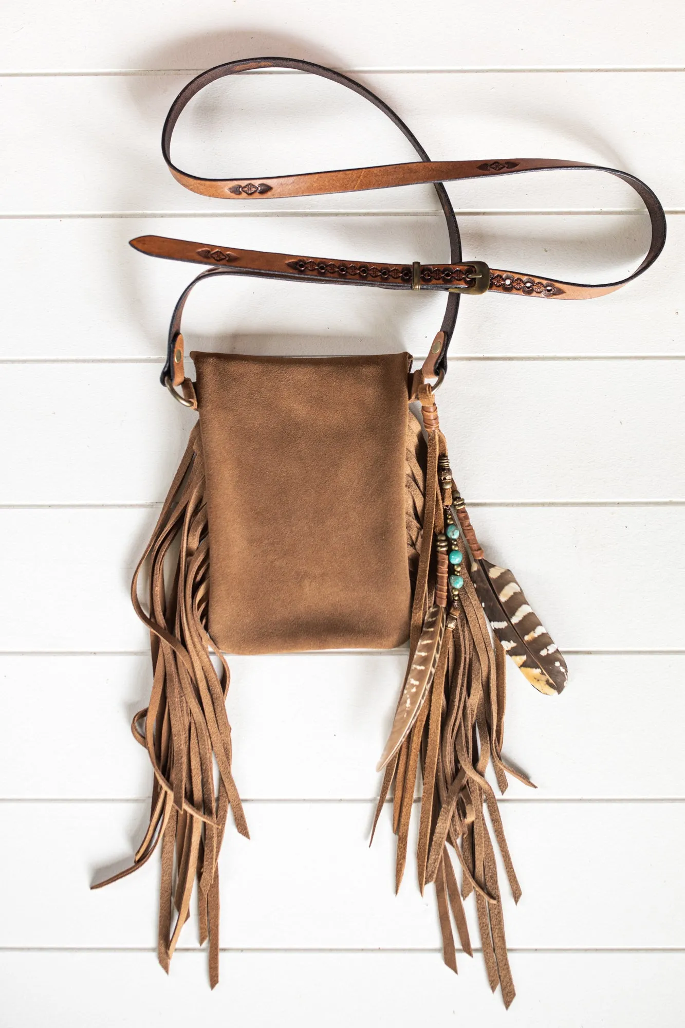 Gypsy Wanderer Phone Pouch with Larimar