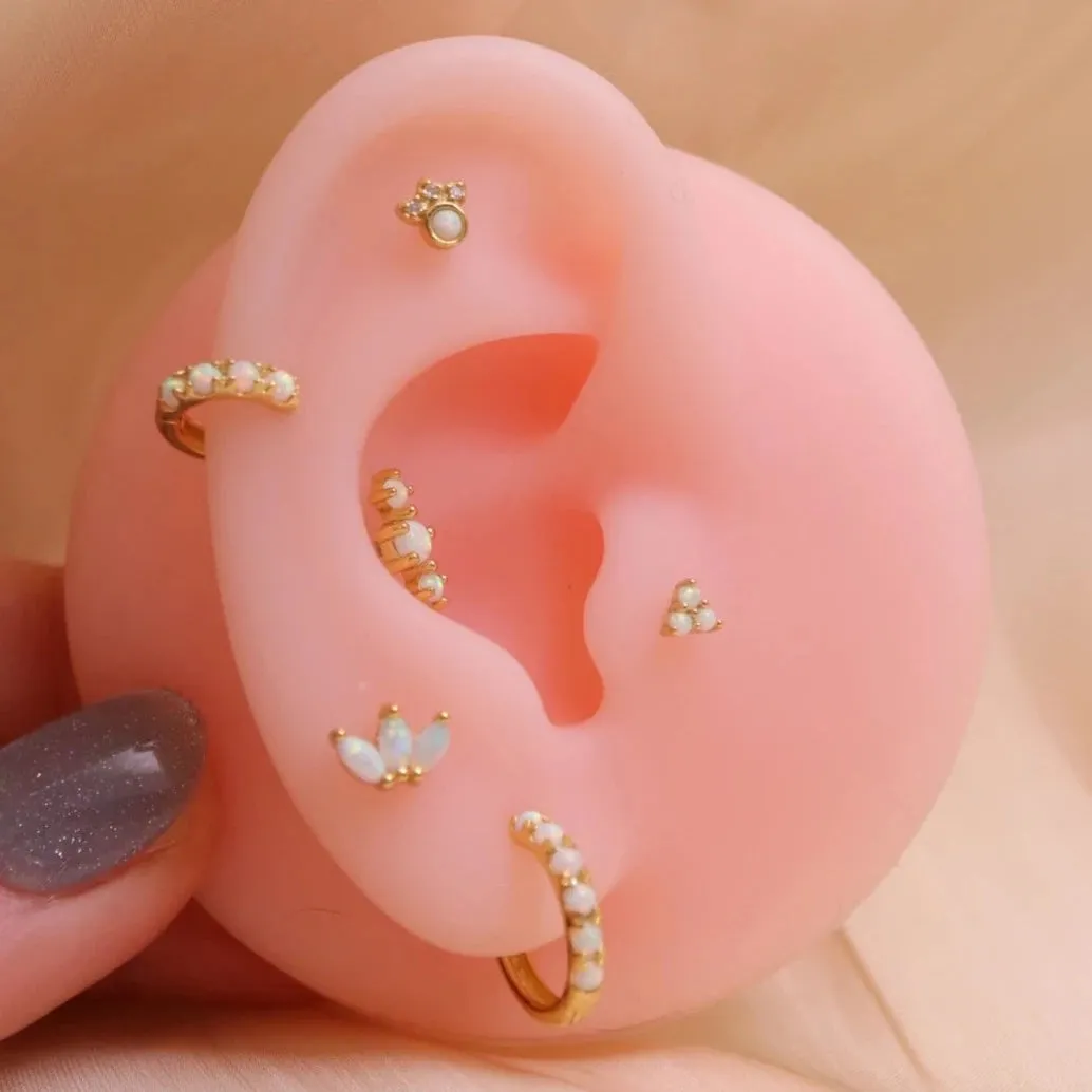 Hera Opal Labret Piercing Stud