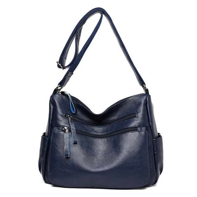 Luxury Designer Leather Crossbody Bag and Handbag