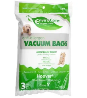 Microfilter HEPA Vacuum Bags for Hoover, Wind Tunnel Type Y Upright Vacuum - Pack of 3 Bags