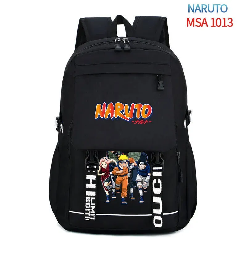 Mochila Naruto Backpack Book Bag Large Capacity