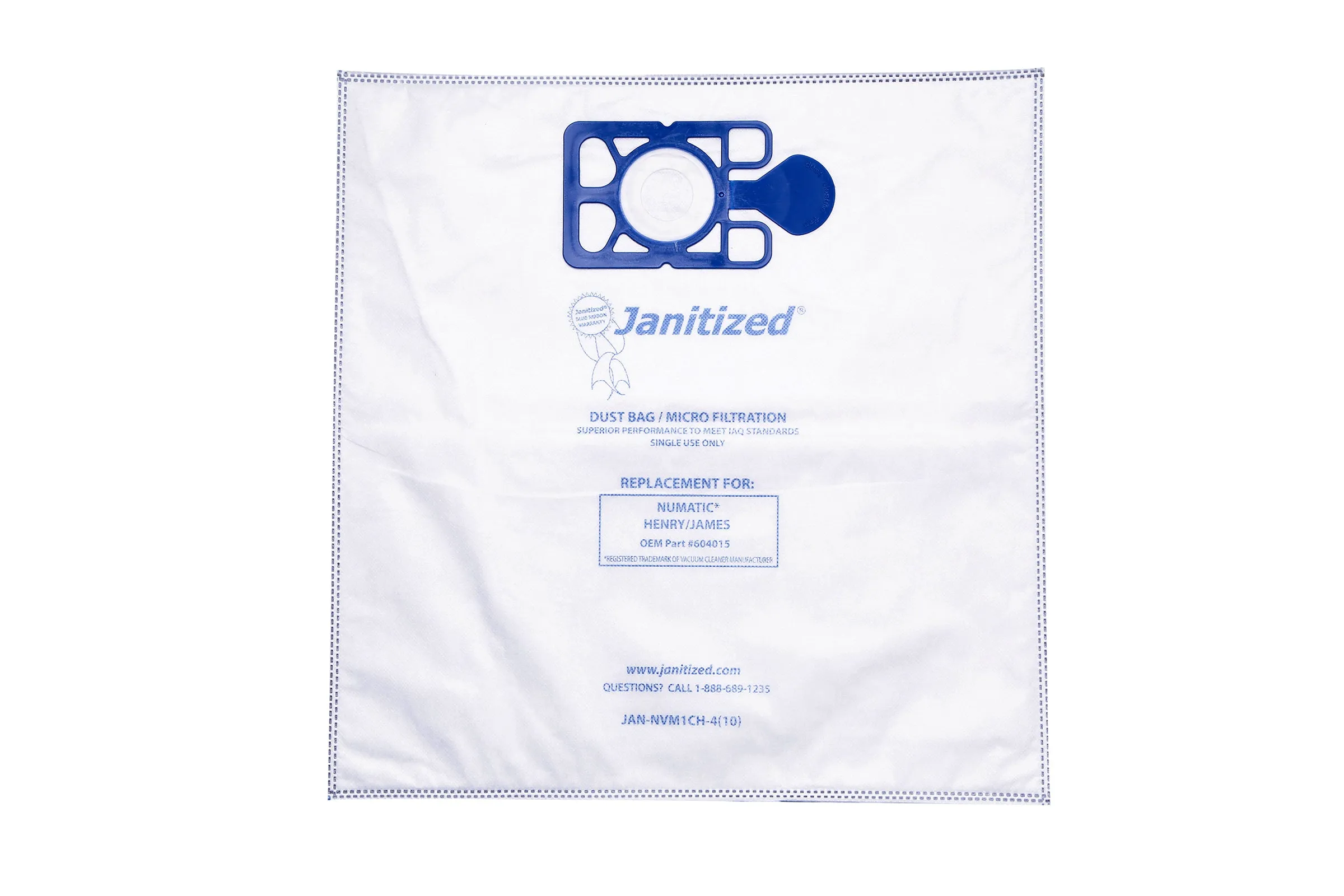 Numatic James/ Henry/ Hetty HEPA Bags (10 Bags)