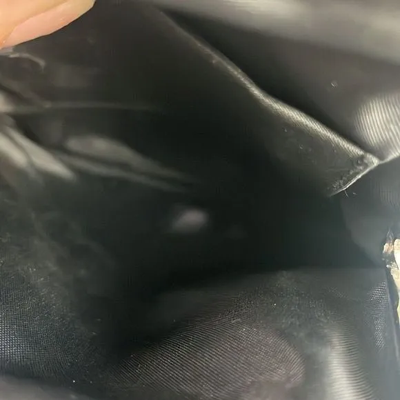 Small BlackWith Fringe Bag