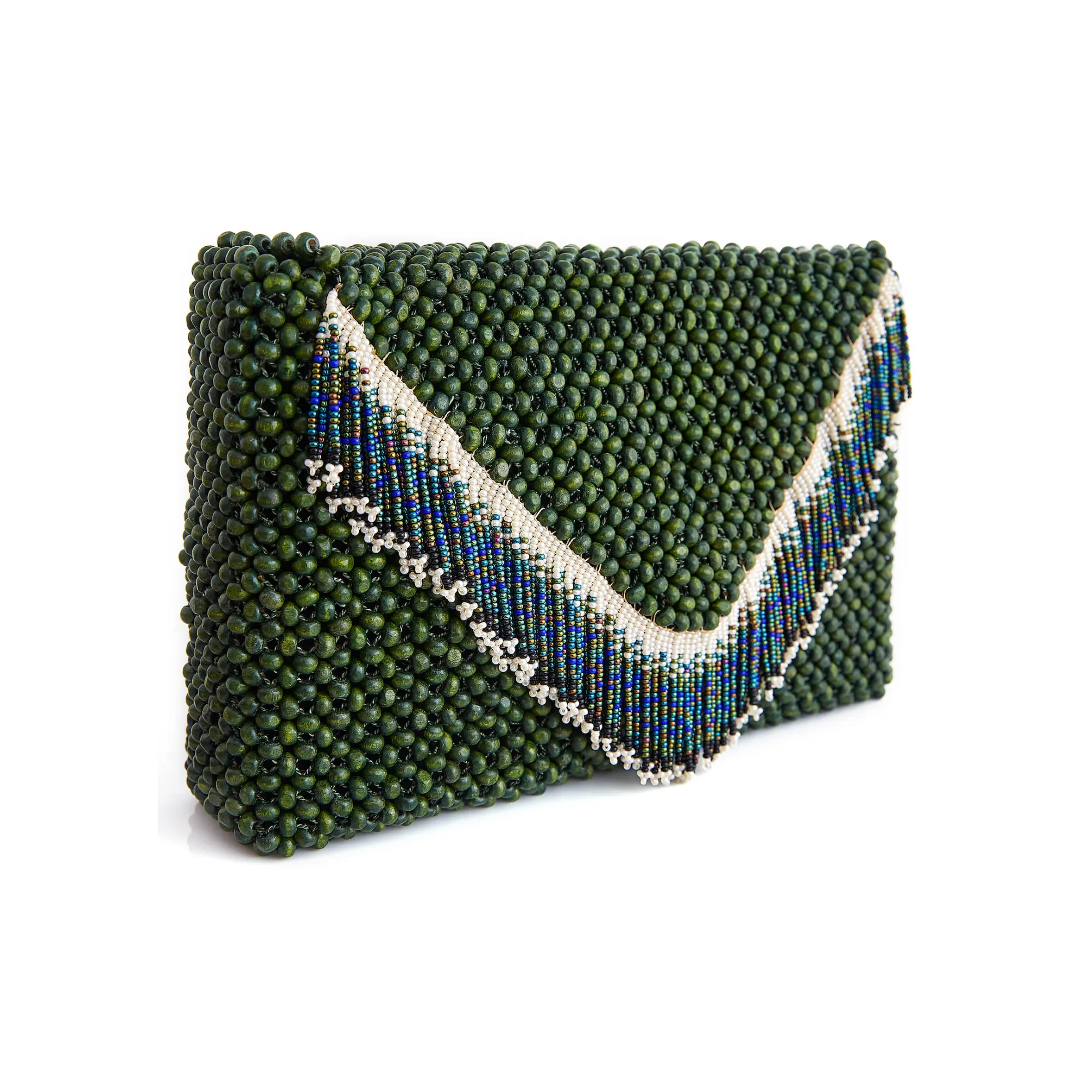 Waterfall Clutch Olive