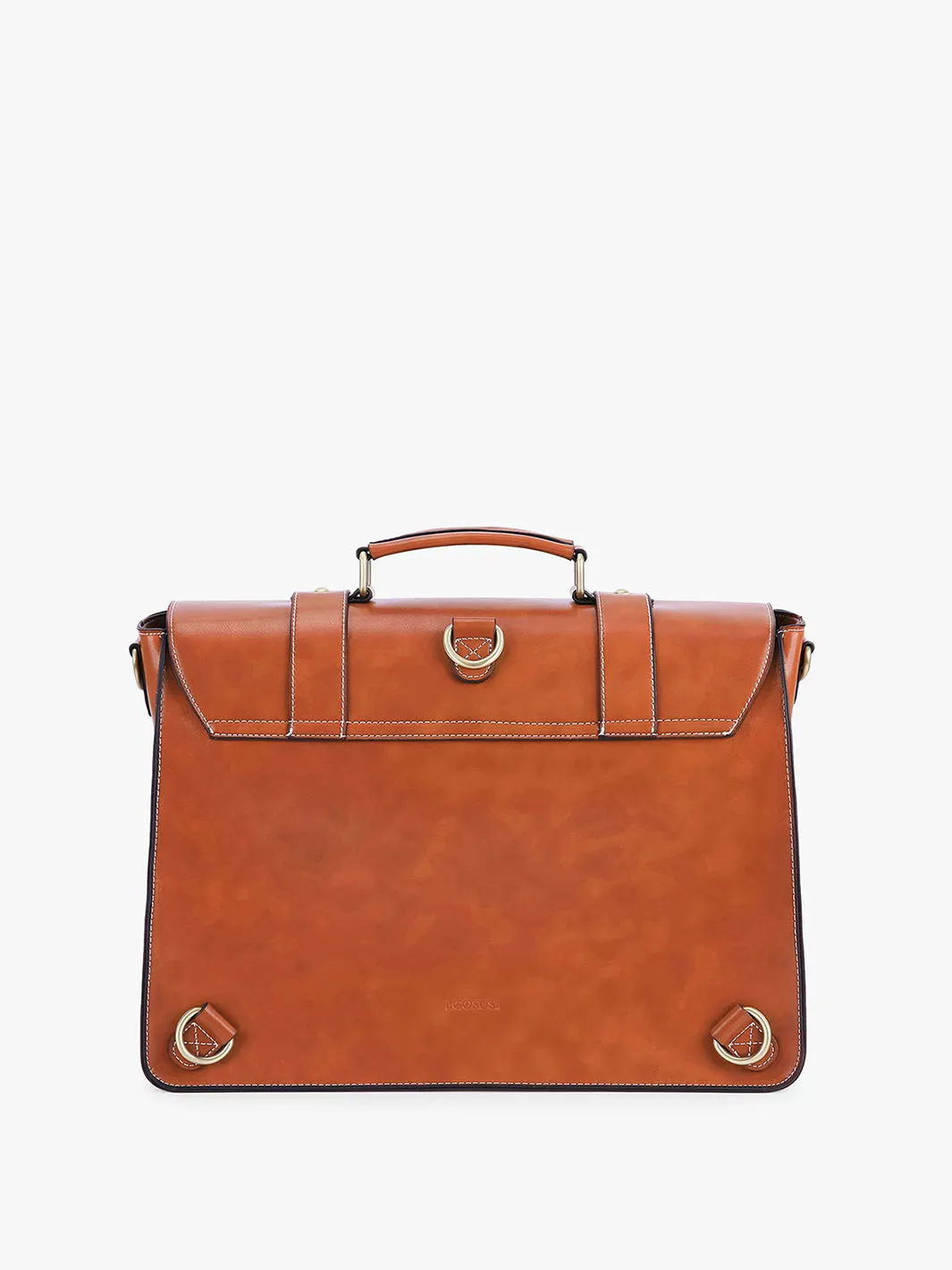 Stylish Womens Faux Leather Classic Big Briefcase